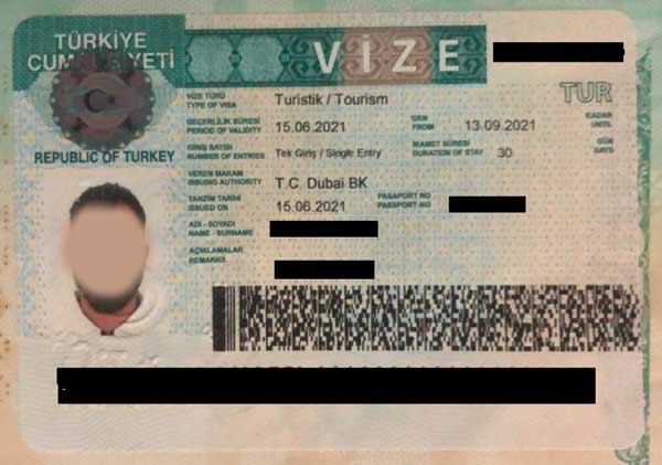 apply visit visa for turkey from pakistan