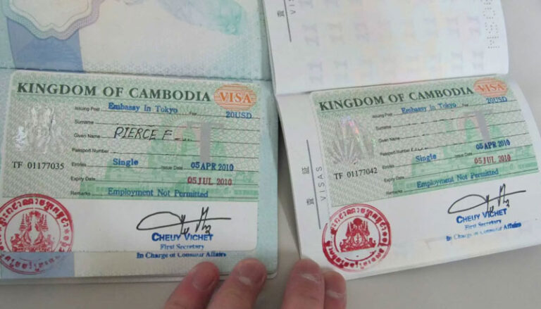 cambodia visit visa for pakistani