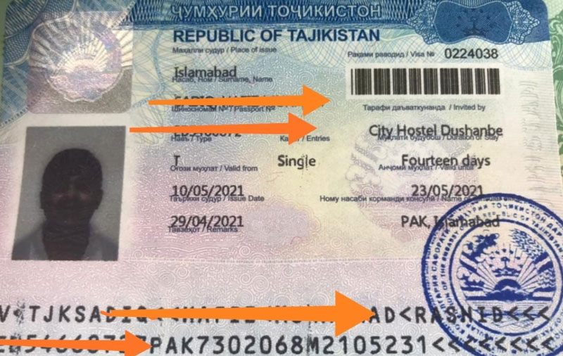 How To Apply For Tajikistan Visa In Pakistan 2023 EveryVisa Pk   Tajikistan Sticker Visa In Pakistan 